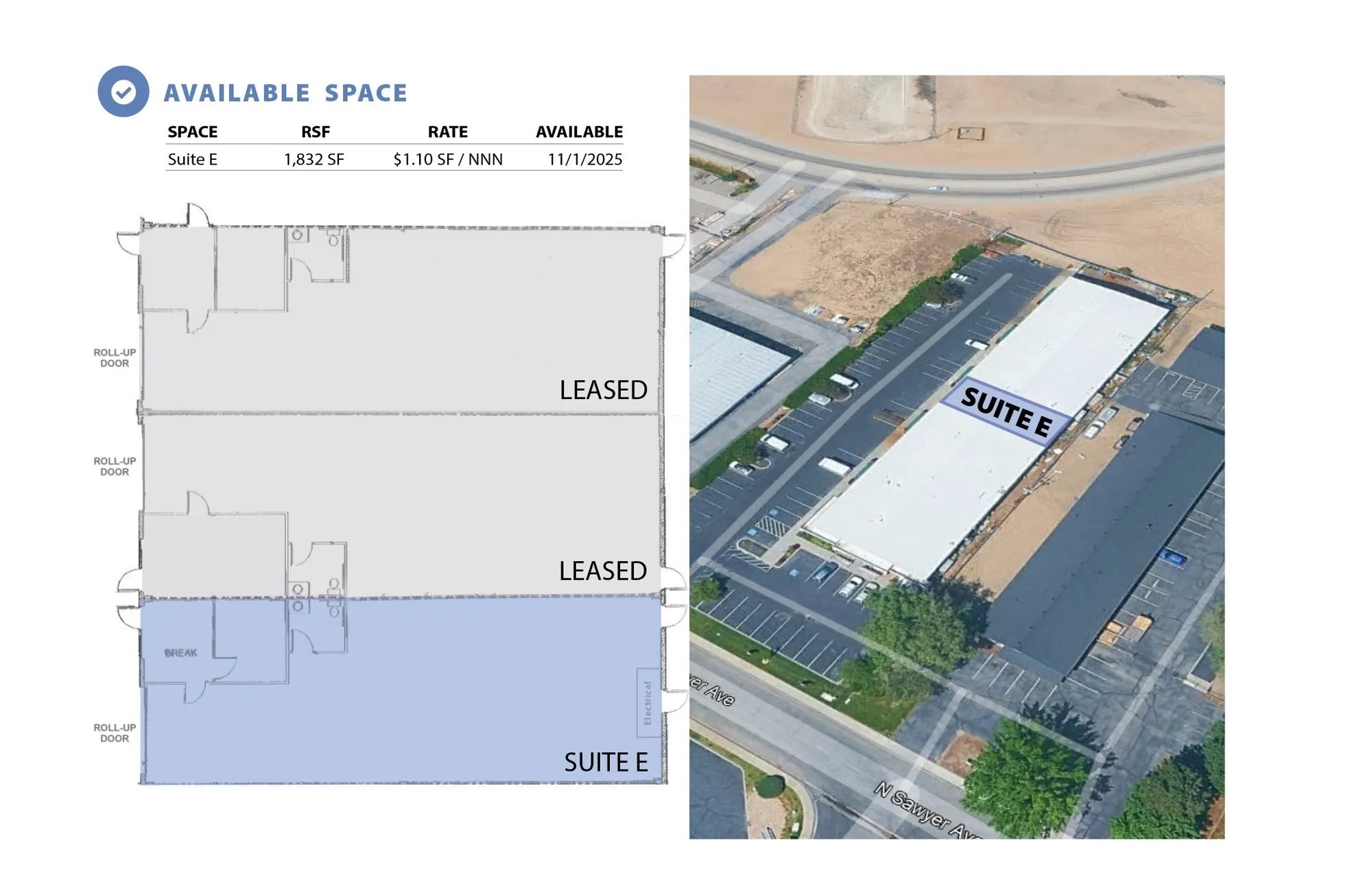5220 N Sawyer Ave, Garden City, ID for lease Floor Plan- Image 1 of 1
