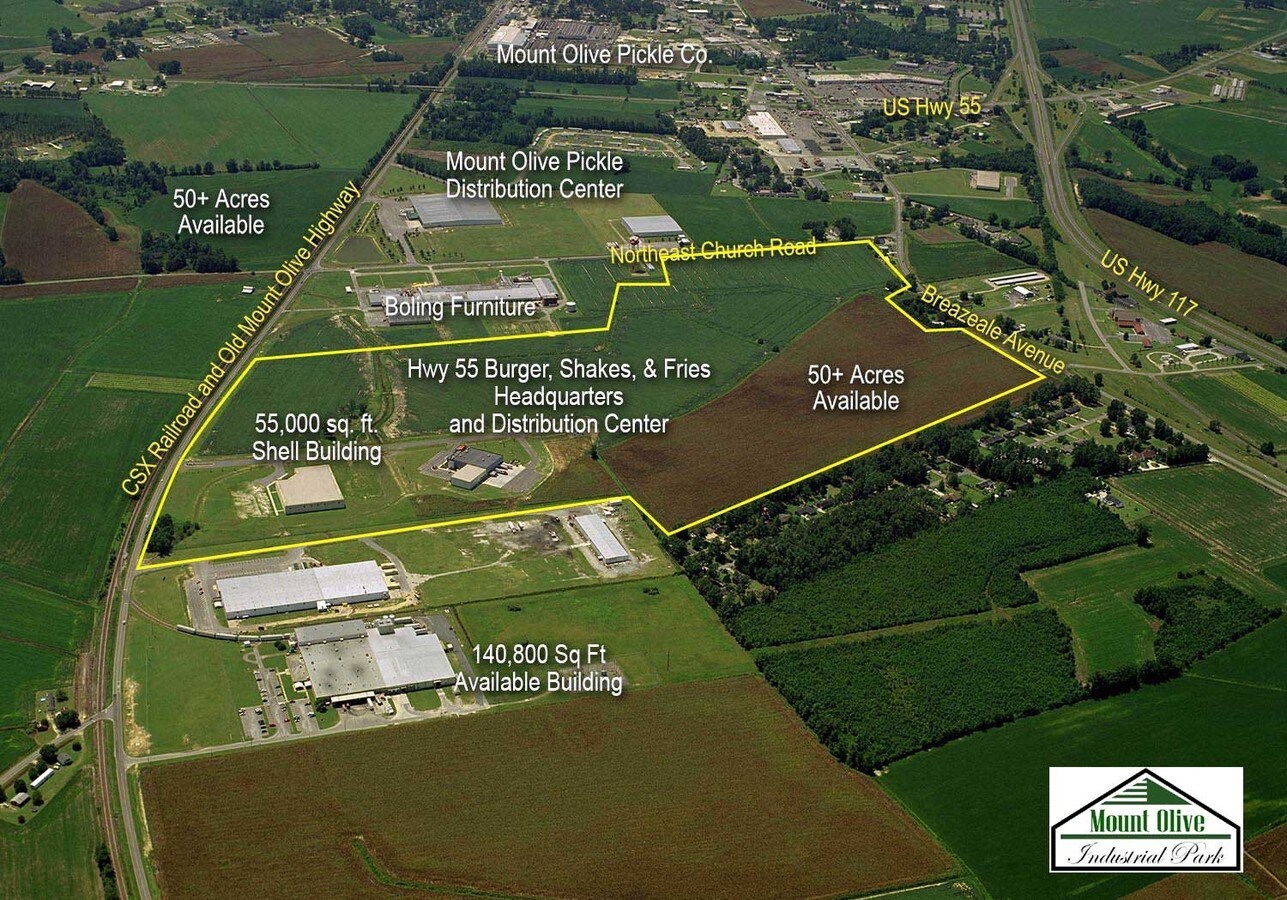 Mount Olive Hwy, Mount Olive, NC 28365 Mount Olive Industrial Park