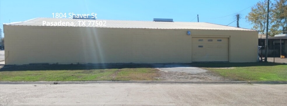 1804 Shaver St, Pasadena, TX for sale - Building Photo - Image 3 of 3