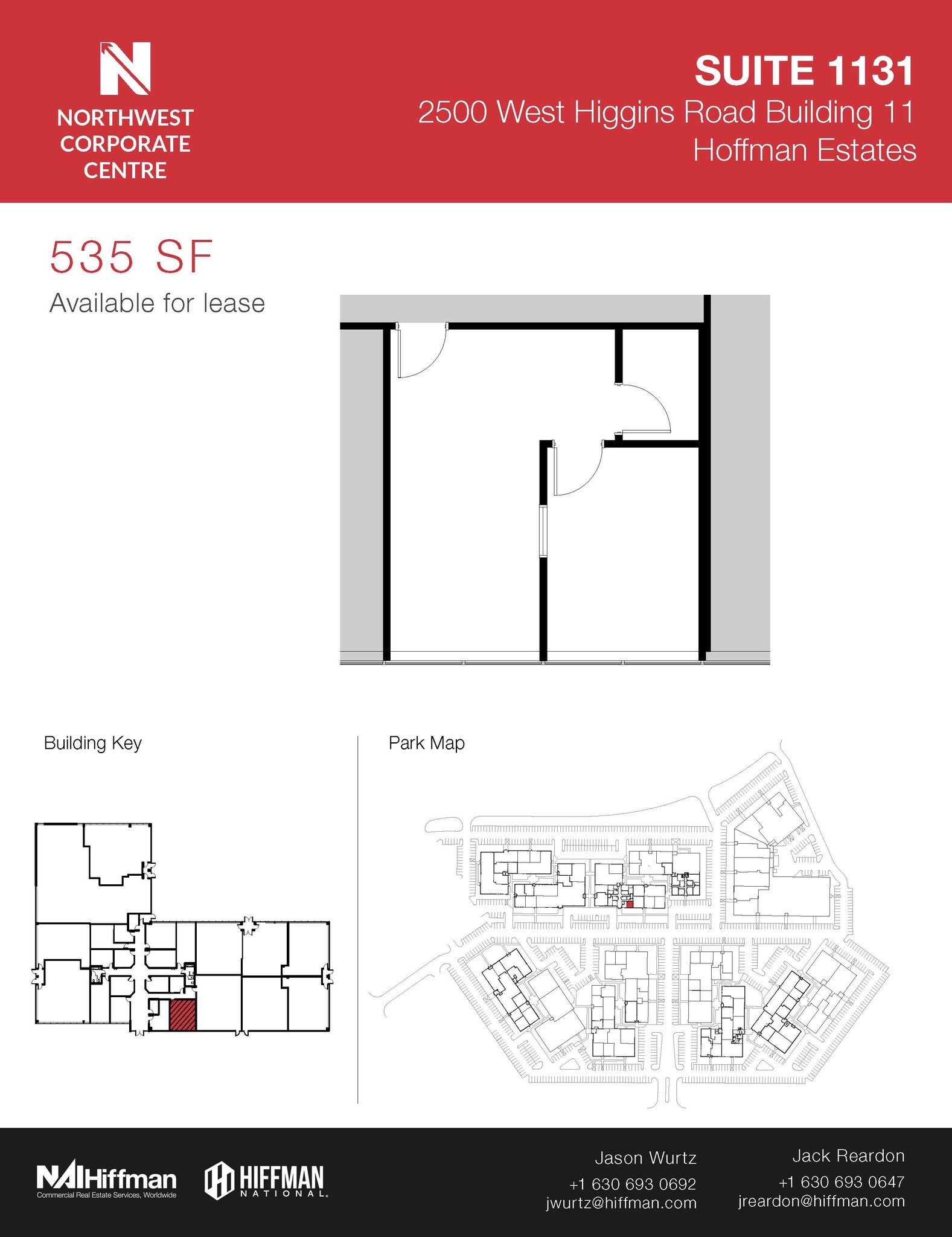 2500 W Higgins Rd, Hoffman Estates, IL for lease Floor Plan- Image 1 of 1