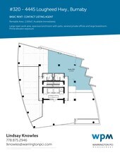 4445 Lougheed Hwy, Burnaby, BC for lease Site Plan- Image 1 of 1
