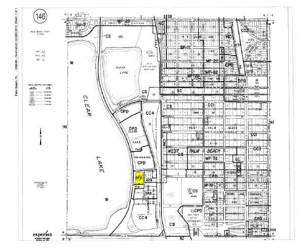 500 S Australian Ave, West Palm Beach, FL for lease - Plat Map - Image 2 of 20