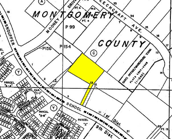 8045 Snouffers School Rd, Gaithersburg, MD for lease - Plat Map - Image 3 of 4