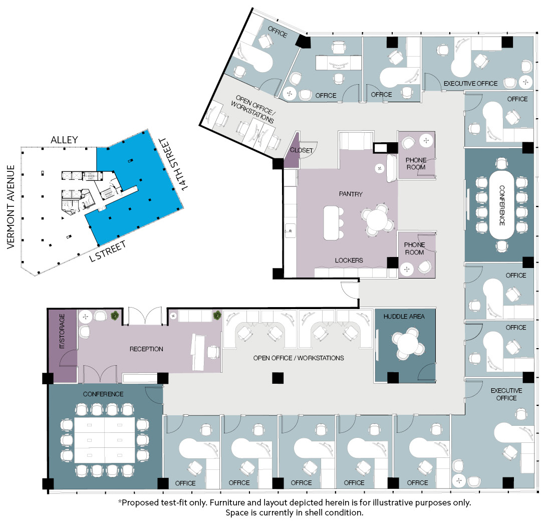 1101 Vermont Ave NW, Washington, DC for lease Floor Plan- Image 1 of 1