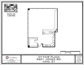 9601 Jones Rd, Houston, TX for lease Floor Plan- Image 1 of 1