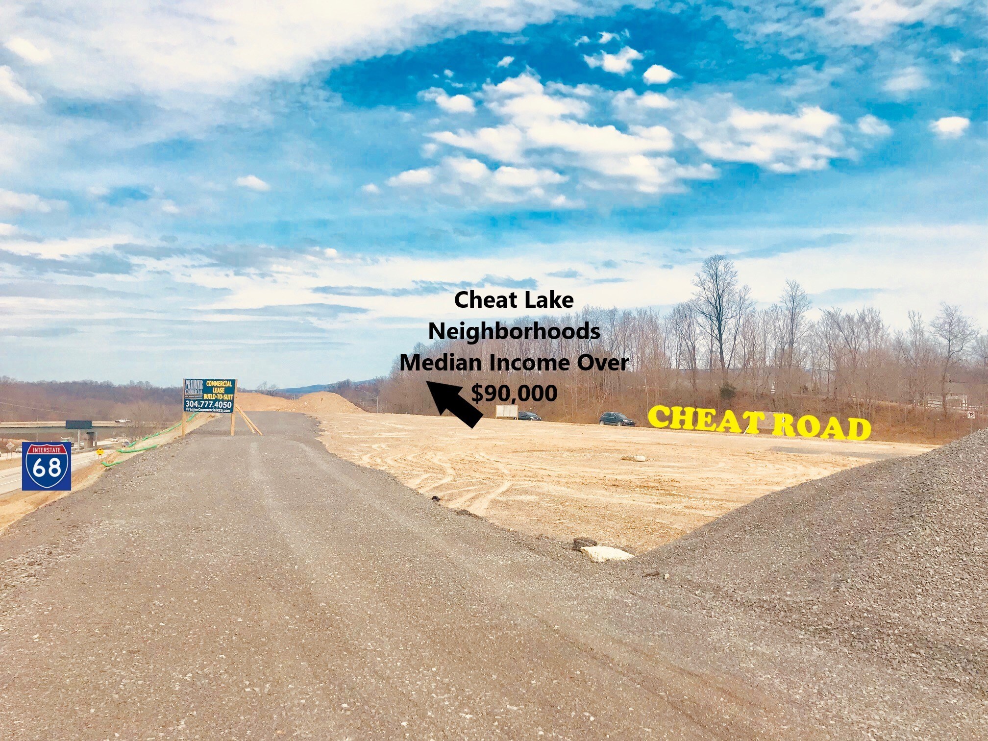 Cheat Rd, WV 26508 I68 Exit 7 Pierpont Commons