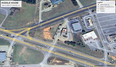 1580 W Main St, Centre, AL - Aerial map view