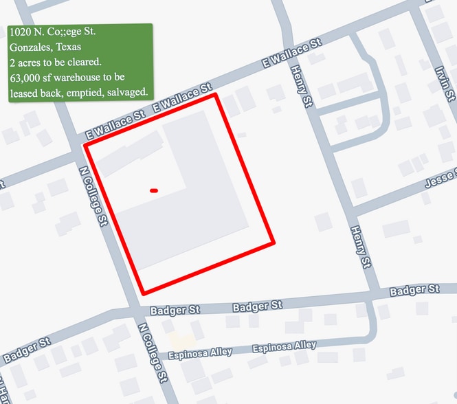 1020 N College St, Gonzales, TX for sale - Building Photo - Image 2 of 7