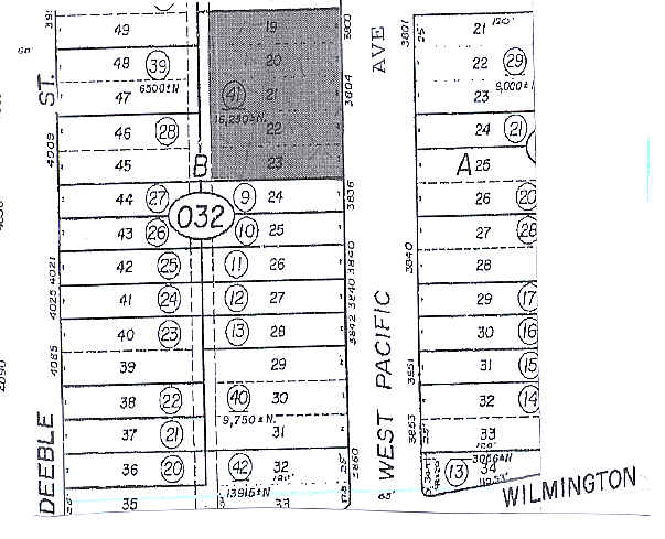 3800 W Pacific Ave, Sacramento, CA for lease - Plat Map - Image 3 of 4