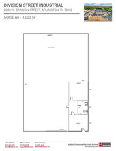 2800 W Division St, Arlington, TX for lease Floor Plan- Image 2 of 2