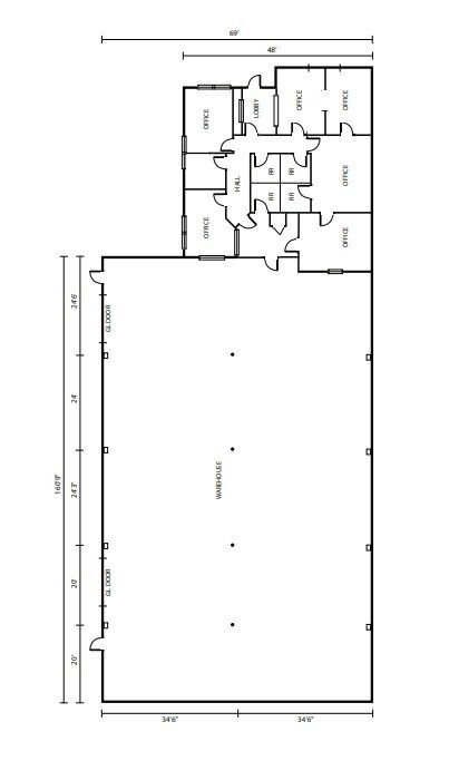 4580 E Eisenhower Cir, Anaheim, CA for lease Floor Plan- Image 1 of 1