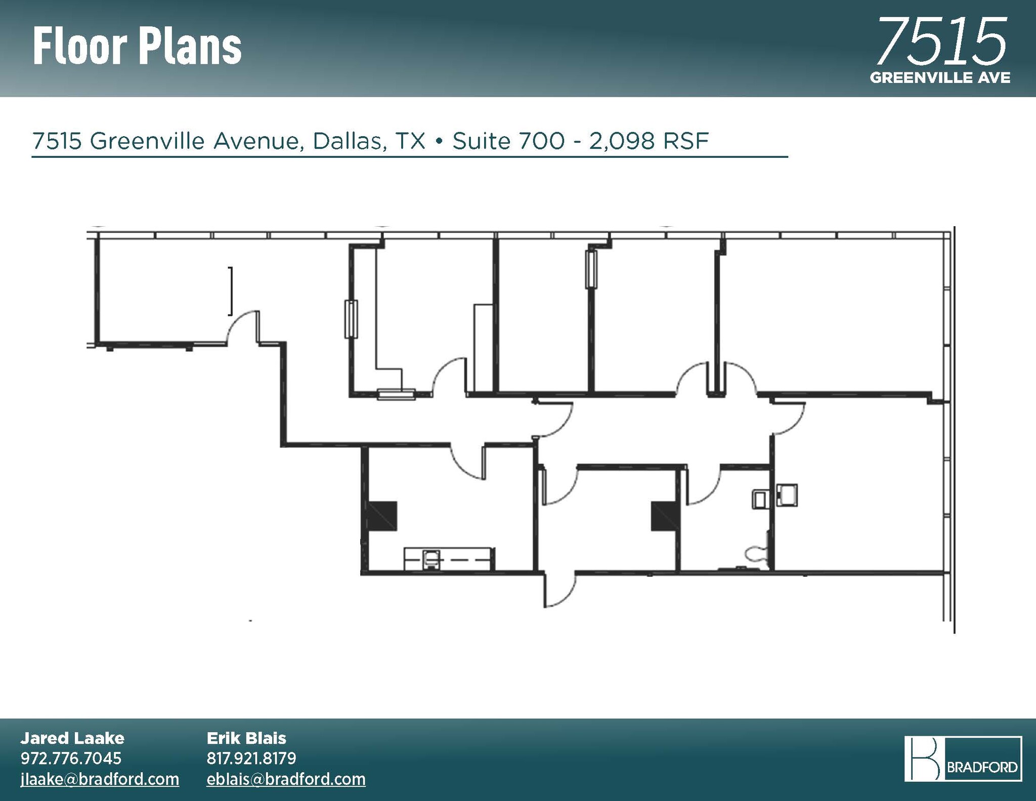 7515 Greenville Ave, Dallas, TX for lease Floor Plan- Image 1 of 1