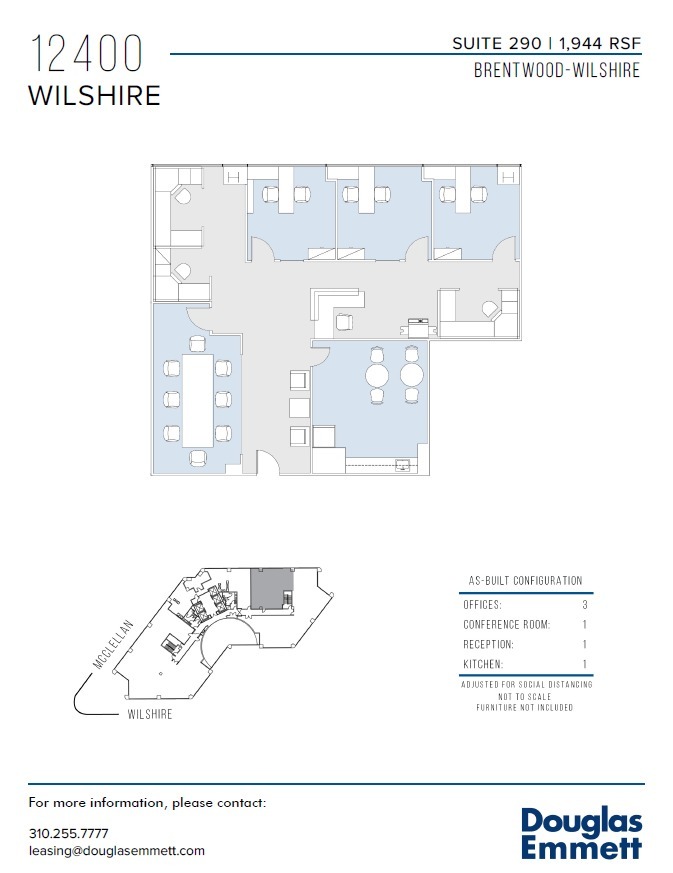 12400 Wilshire Blvd, Los Angeles, CA for lease Floor Plan- Image 1 of 1