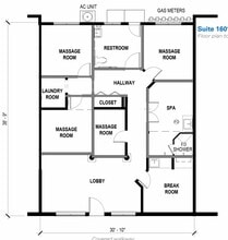 1585-1623 Terrace Way, Santa Rosa, CA for lease Floor Plan- Image 1 of 1