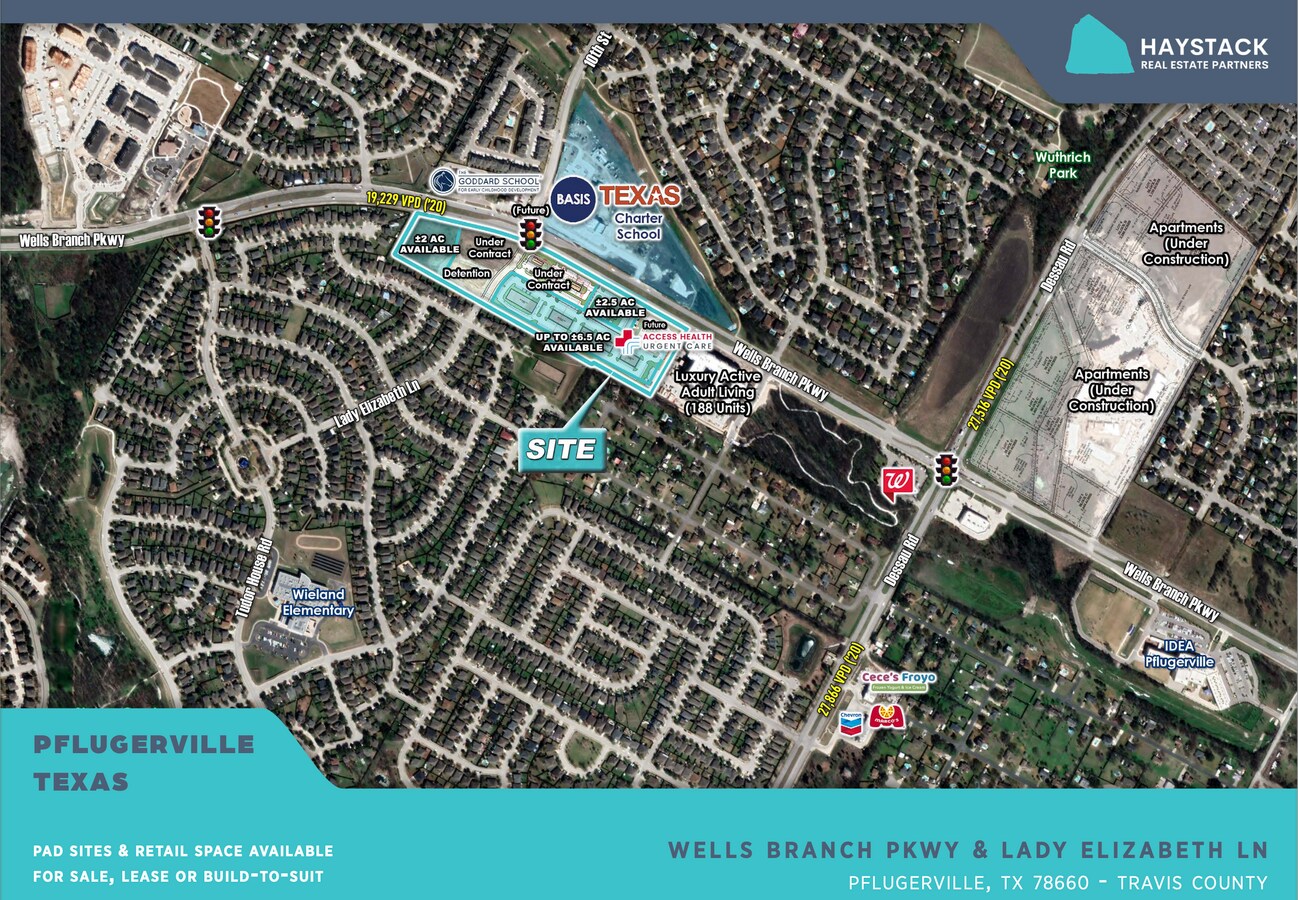 Wells Branch Pkwy, Pflugerville, TX 78660 Land for Sale