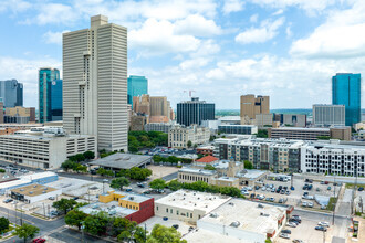 1008 Macon St, Fort Worth, TX - aerial  map view