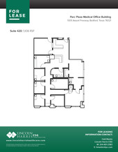 1305 Airport Fwy, Bedford, TX for lease Floor Plan- Image 2 of 3