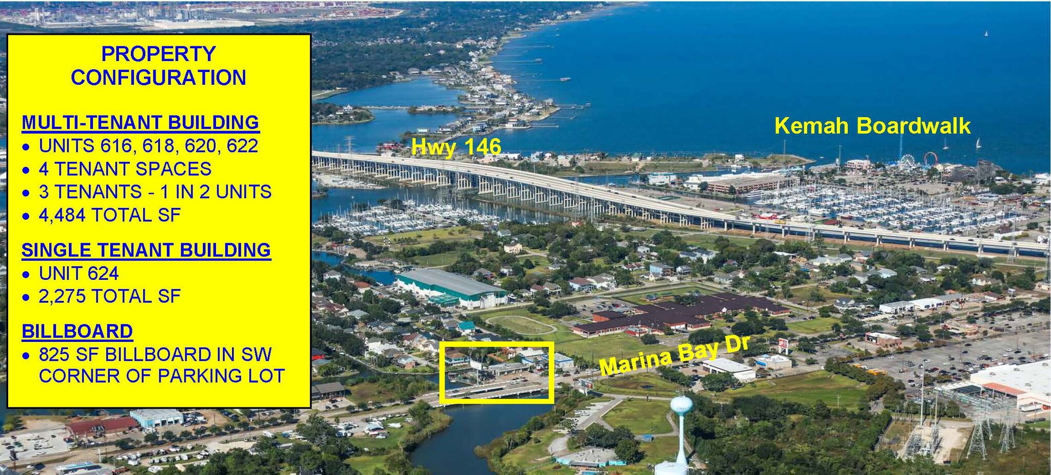 616-624 Marina Bay Dr, Kemah, TX for sale Primary Photo- Image 1 of 24