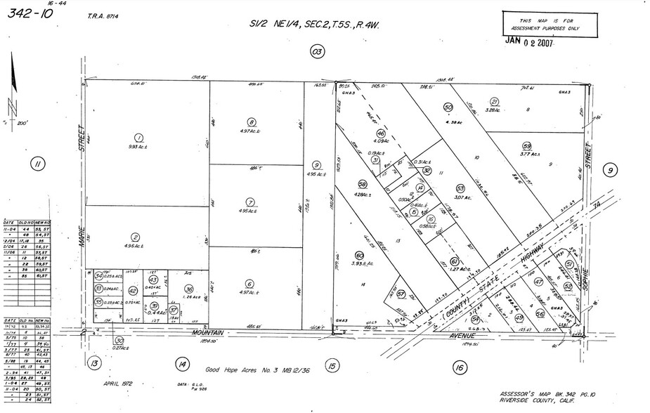 24461 State Highway 74, Perris, CA for lease - Plat Map - Image 2 of 2