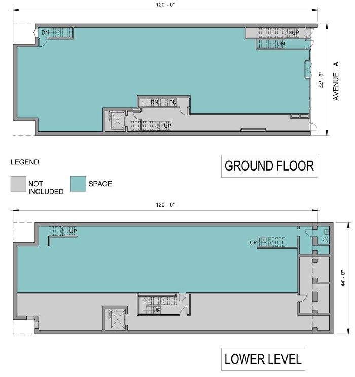 28-30 Avenue A, New York, NY for lease Floor Plan- Image 1 of 1