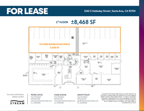 3242 S Halladay St, Santa Ana, CA for lease Floor Plan- Image 1 of 1