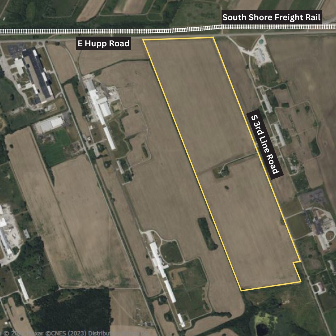 Hupp Rd & 3rd Line Rd, Kingsbury, IN for sale Plat Map- Image 1 of 1