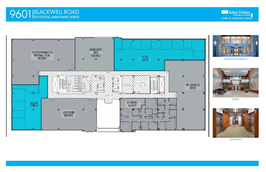 9601 Blackwell Rockville Md 20850 Office Cal Space For