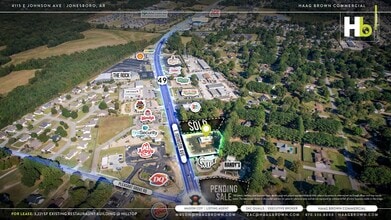 4115 E Johnson Ave, Jonesboro, AR - AERIAL  map view - Image1