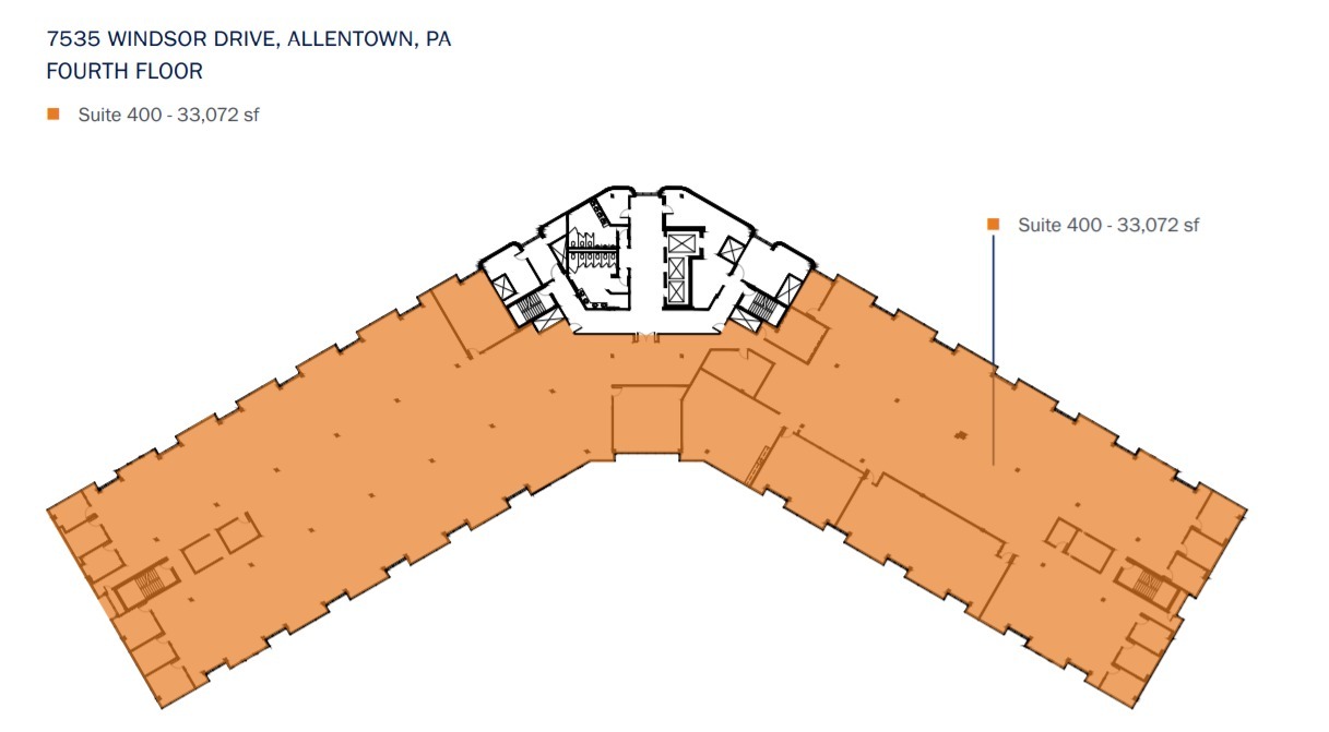 7535 Windsor Dr, Allentown, PA for lease Floor Plan- Image 1 of 11