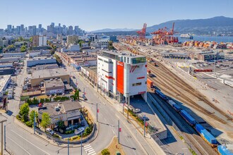 869-893 Powell St, Vancouver, BC - AERIAL map view