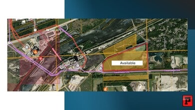 Brandon Road, Joliet, IL - AERIAL  map view - Image1