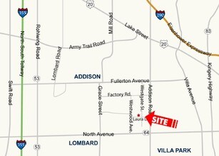 235 W Laura Dr, Addison, IL - AERIAL  map view