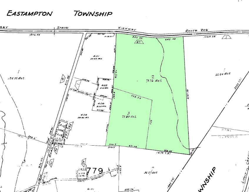2554 Highway 206, Pemberton, NJ for sale Plat Map- Image 1 of 1