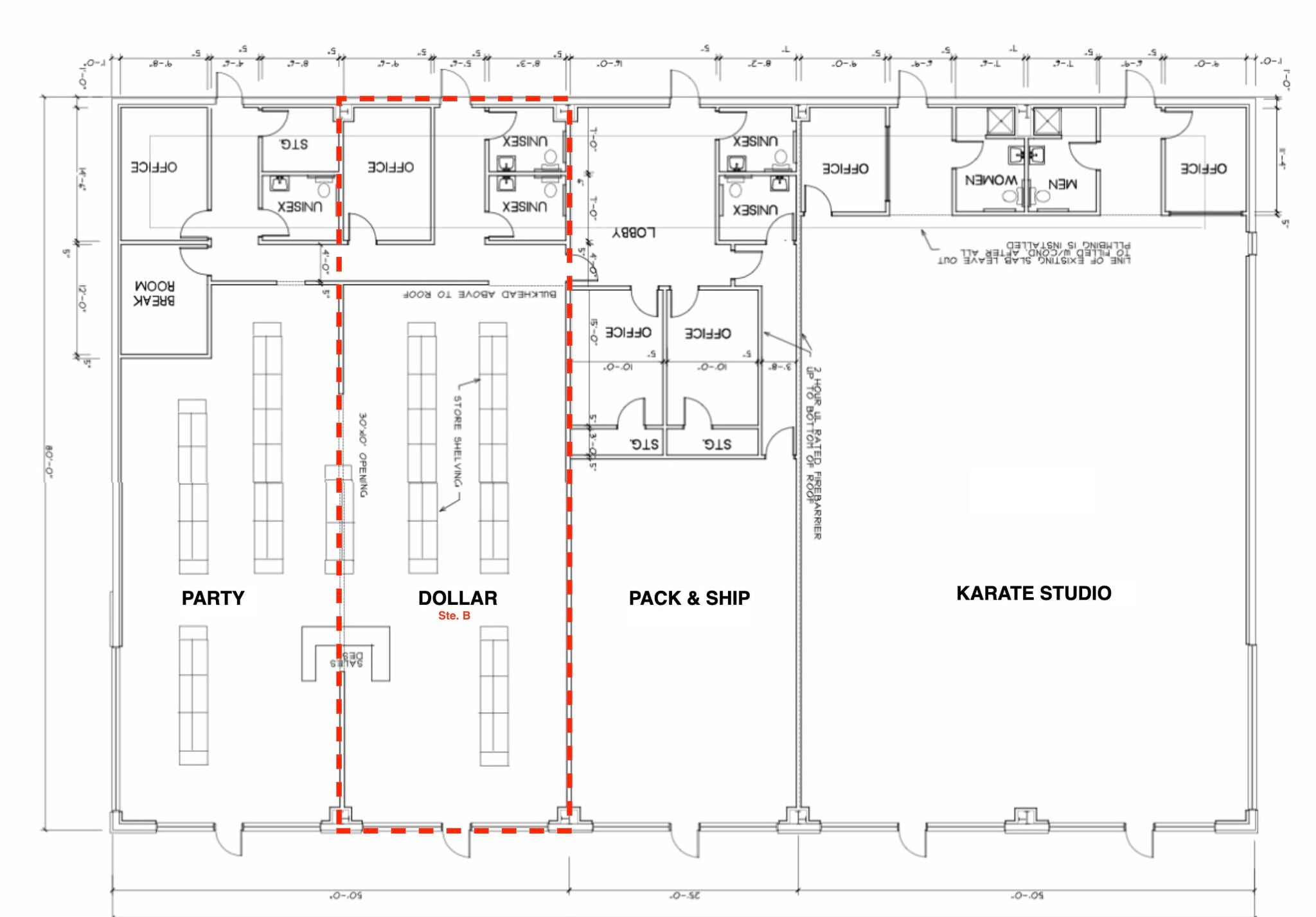 2821 Race Street, Jonesboro, AR for lease Floor Plan- Image 1 of 1