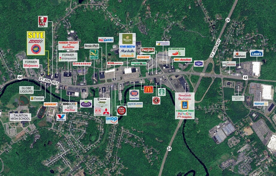 10 Cape Rd, Taunton, MA for lease - Aerial - Image 2 of 4