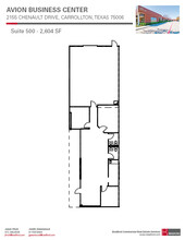 2155 Chenault Dr, Carrollton, TX for lease Floor Plan- Image 1 of 1