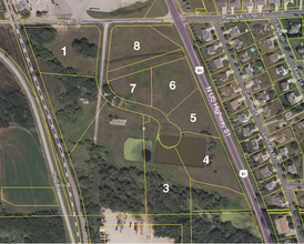 16.2 Acres 51 hwy, Poynette, WI - aerial  map view