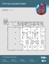 7979 Old Georgetown Rd, Bethesda, MD for lease Floor Plan- Image 1 of 1