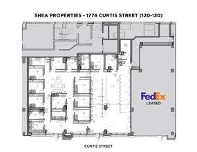 1776 Curtis St, Denver, CO for lease Site Plan- Image 1 of 9