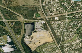 Roscommon Dr, Ormond Beach, FL - aerial  map view