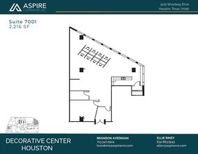 5120 Woodway Dr, Houston, TX for lease Floor Plan- Image 1 of 1