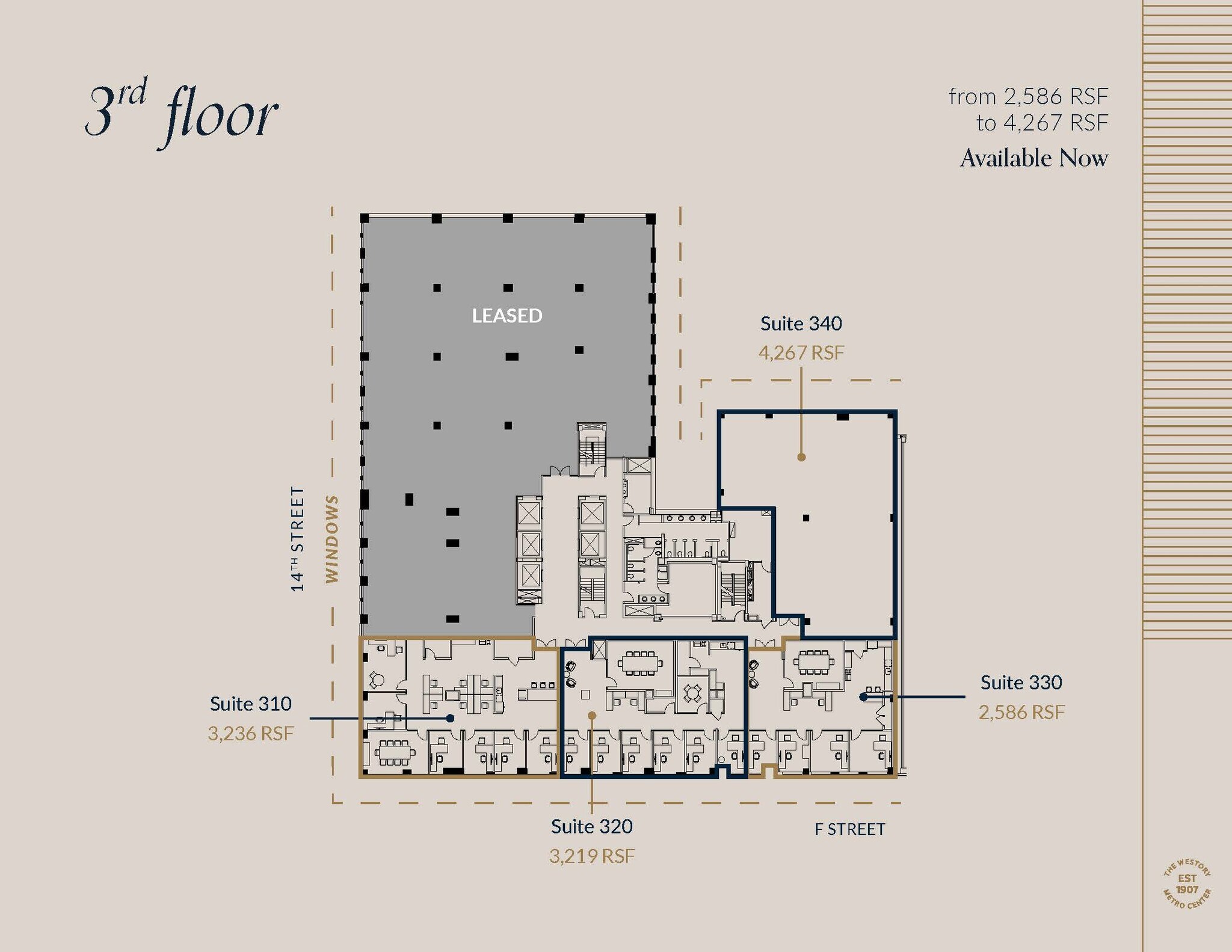 607 14th St NW, Washington, DC for lease Floor Plan- Image 1 of 1