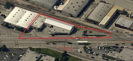2501 Yates Ave, Commerce, CA - AERIAL  map view