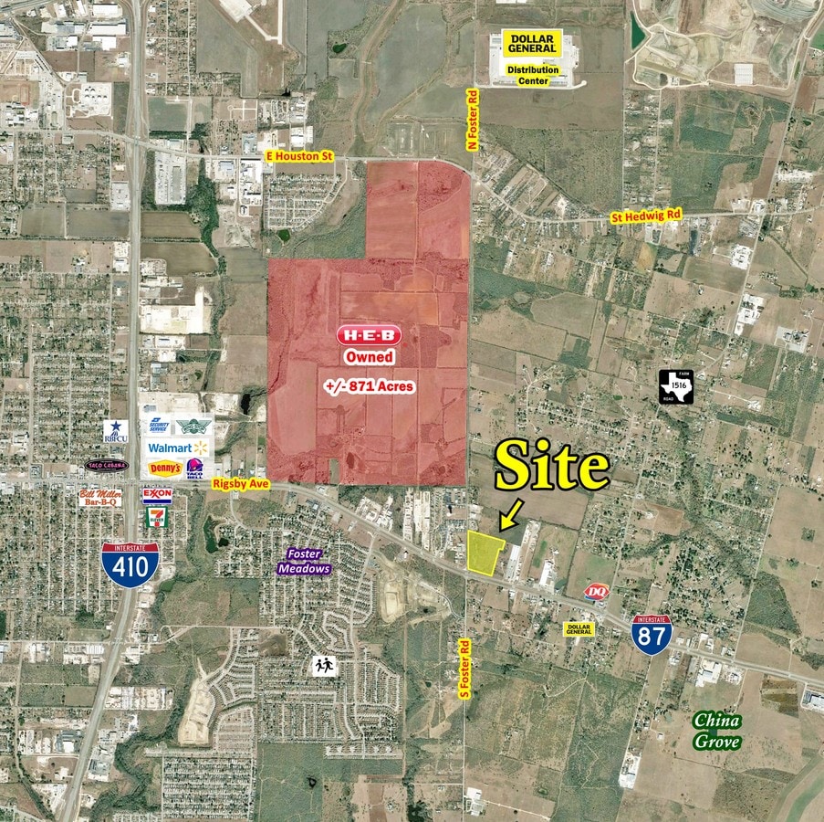 Hwy 87 South Foster Rd E, China Grove, TX 78220