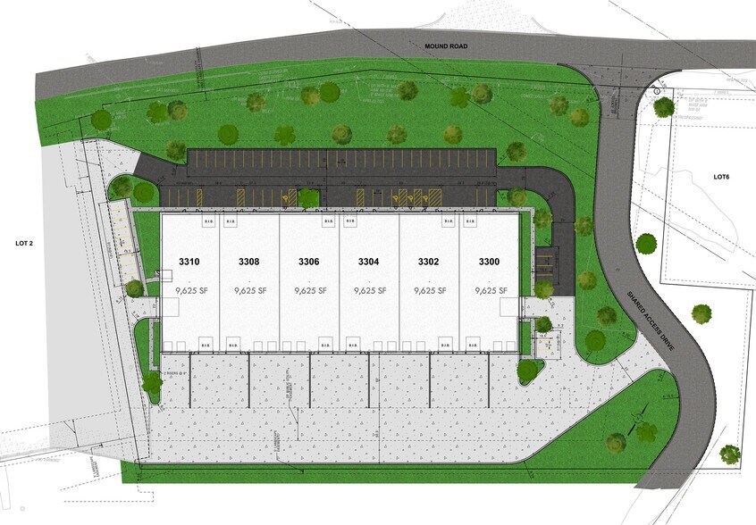 3300-3310 Mound Rd, Joliet, IL for lease - Site Plan - Image 3 of 8
