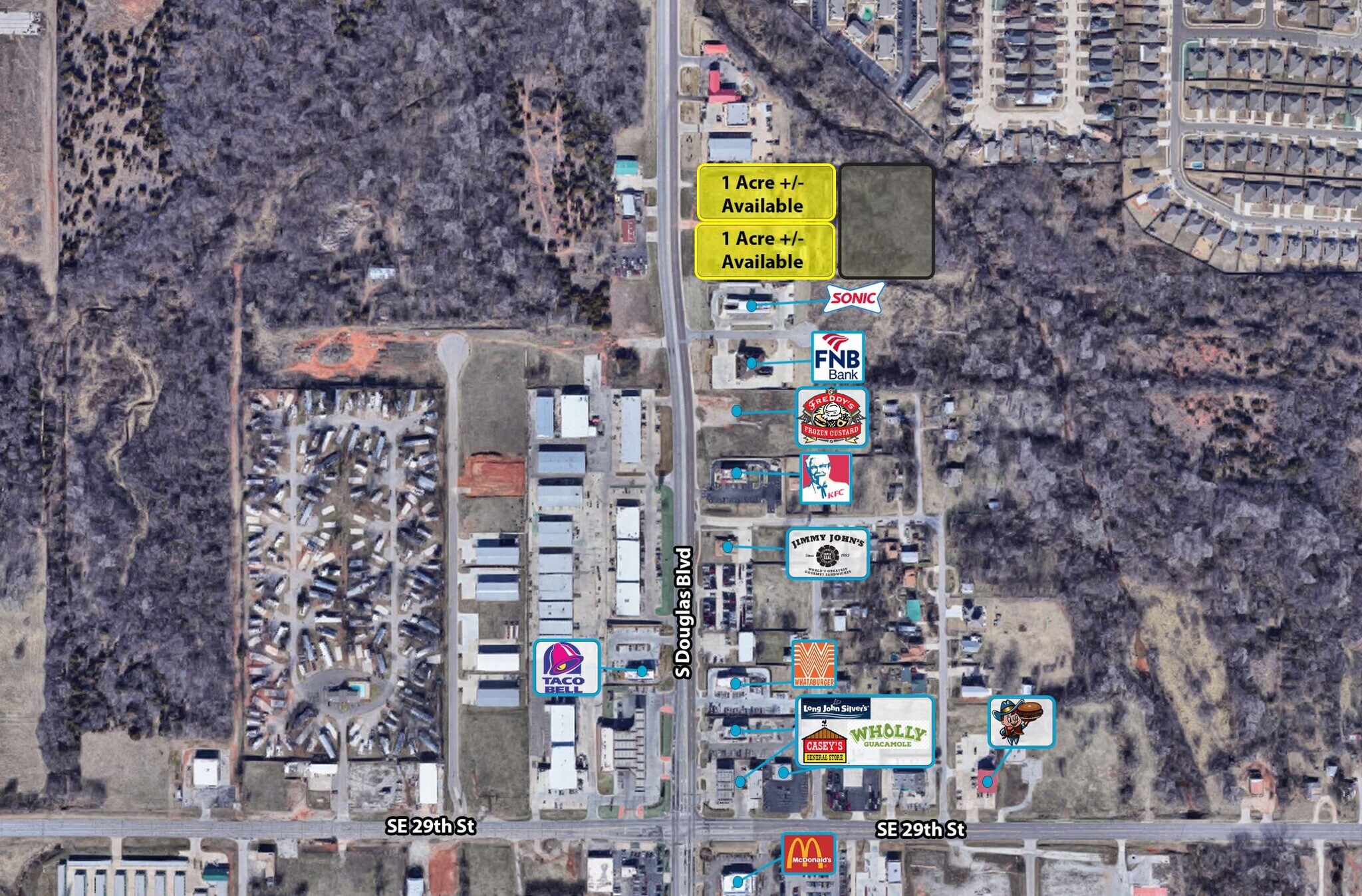 2500 S Douglas Blvd, Midwest City, OK 73130 Land for Sale