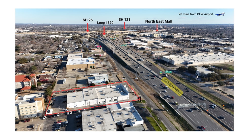 633 NE Loop 820, Hurst, TX for lease - Building Photo - Image 2 of 4