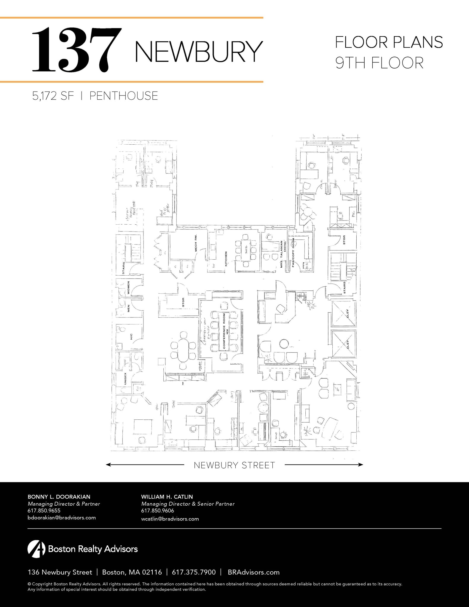 137-141 Newbury St, Boston, MA for lease Floor Plan- Image 1 of 1