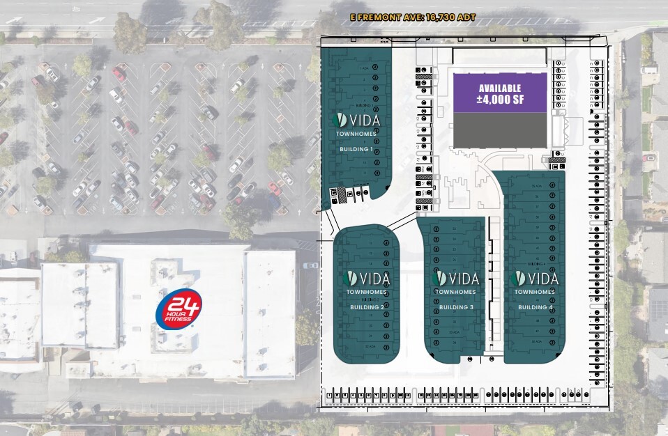 176 E Fremont Ave, Sunnyvale, CA for lease Site Plan- Image 1 of 1