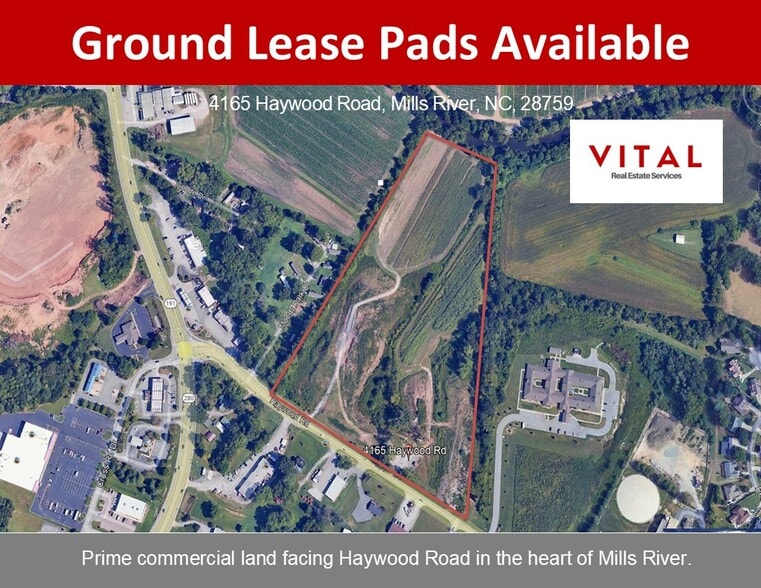 4165 Haywood Rd, Mills River, NC for lease - Aerial - Image 1 of 13